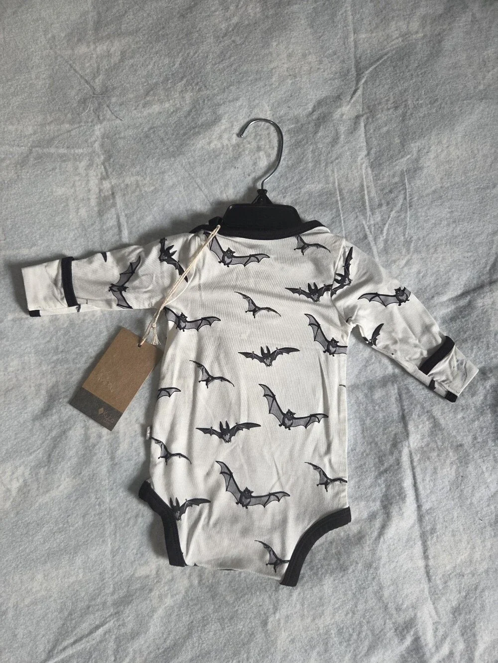 New Kyte Baby Bat Long-sleeve Bodysuit Onsie 0-3M